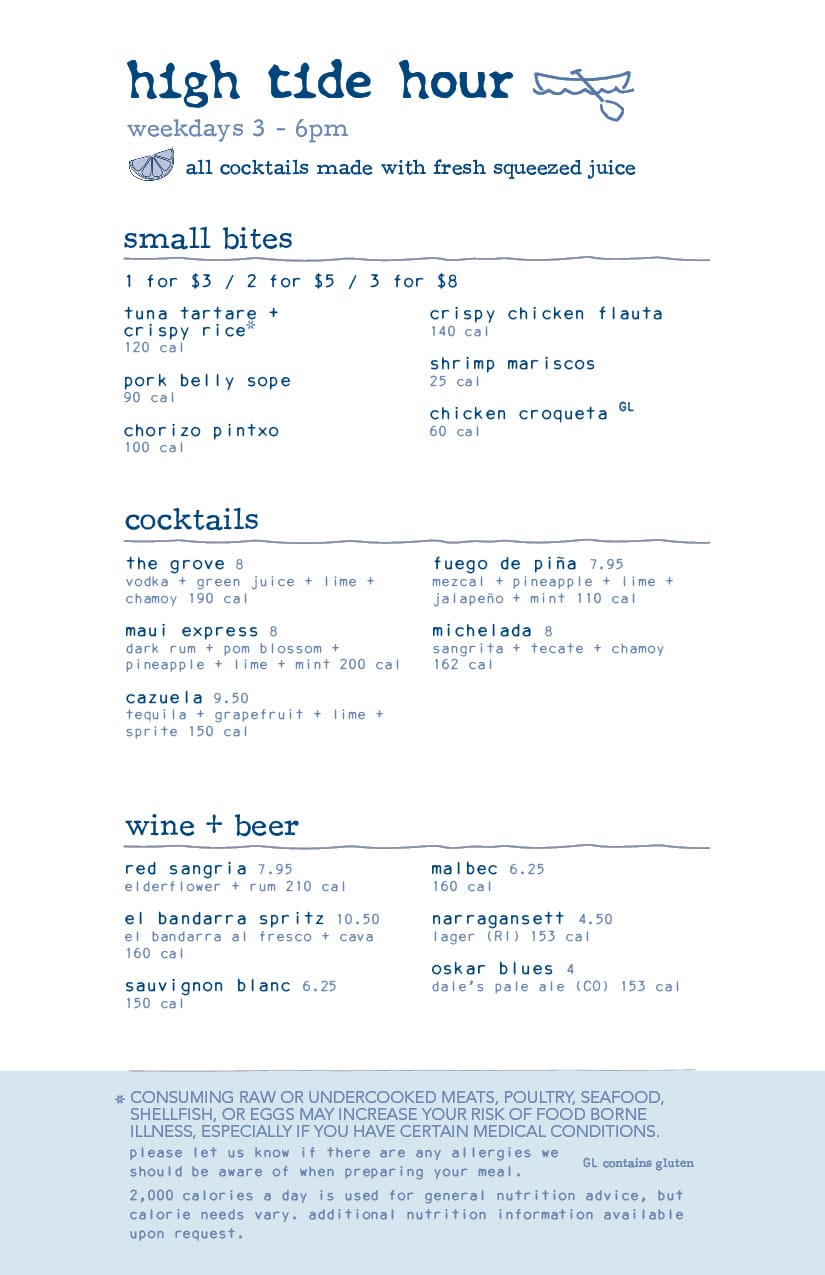 bartaco 7007 High Tide Happy Hour