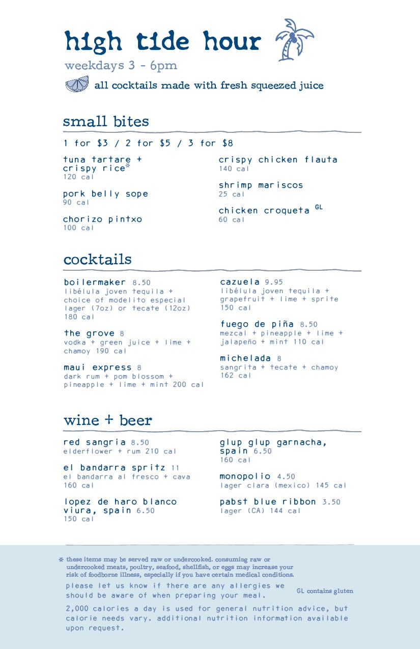 bartaco 7011 High Tide Happy Hour