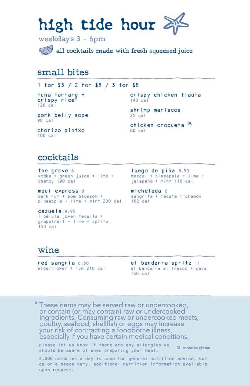 bartaco 7014 High Tide Happy Hour