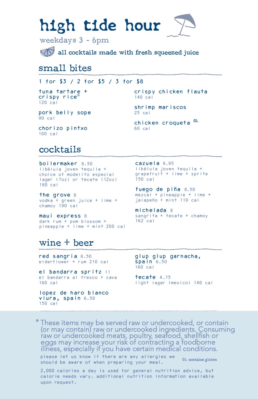bartaco 7042 High Tide Happy Hour