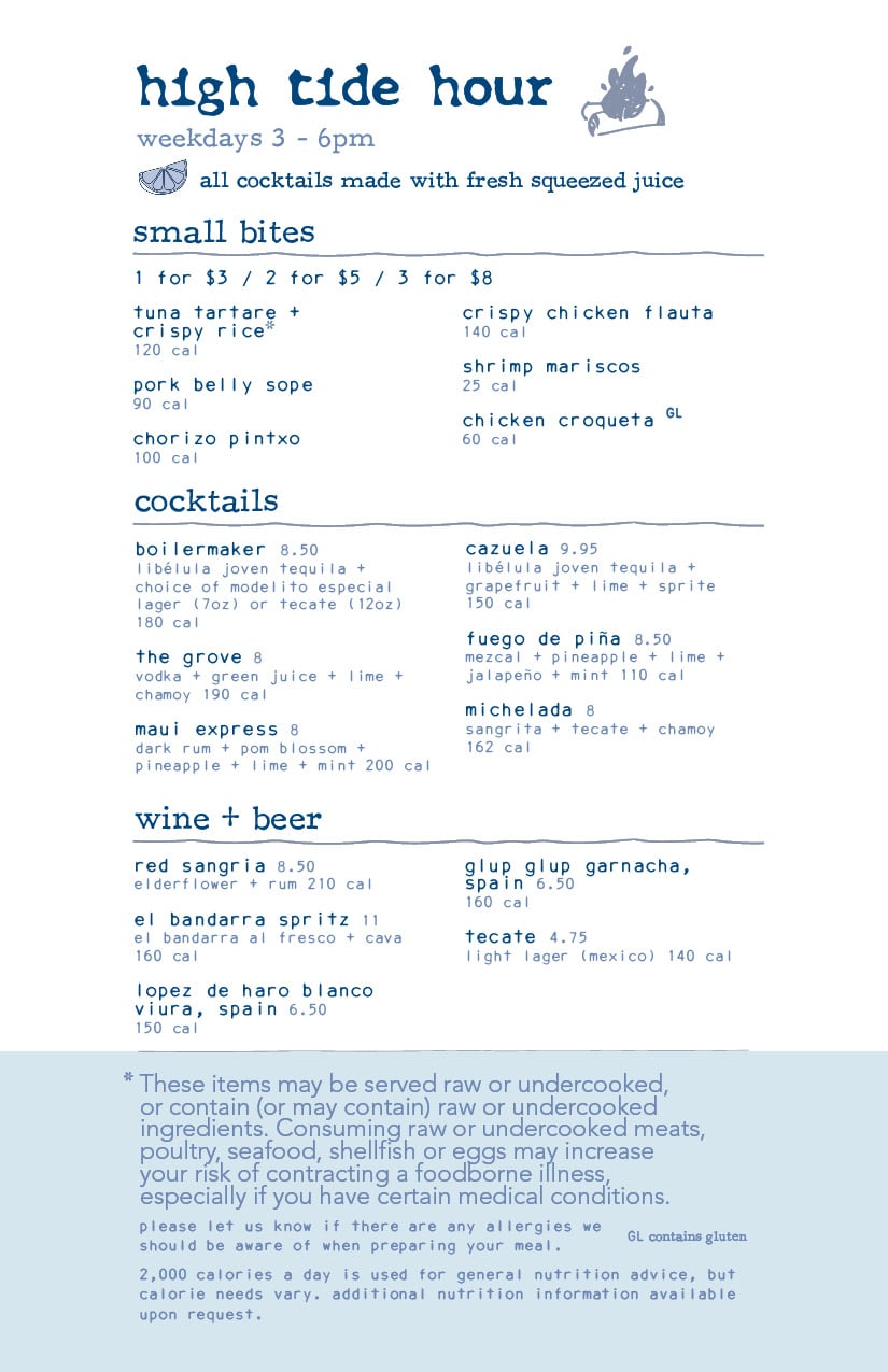 bartaco 7043 High Tide Happy Hour